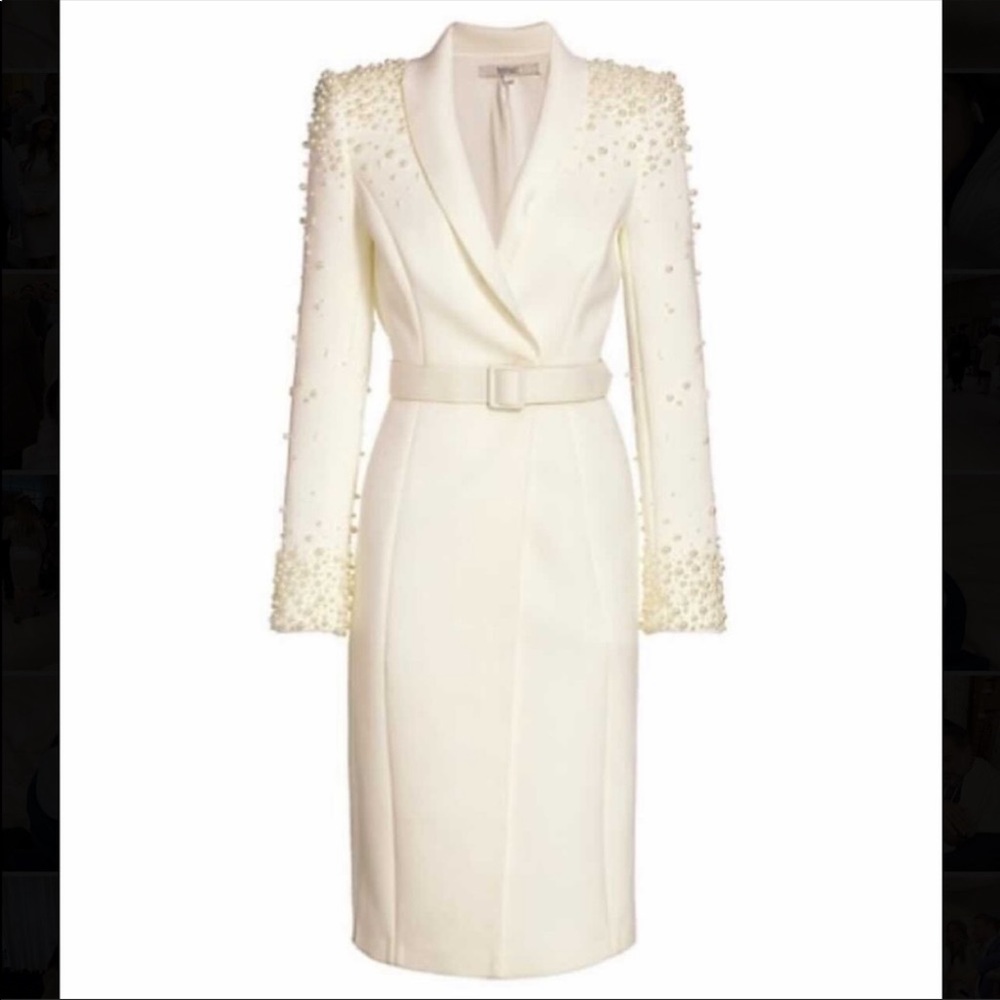 Beautiful pearl detailed dress